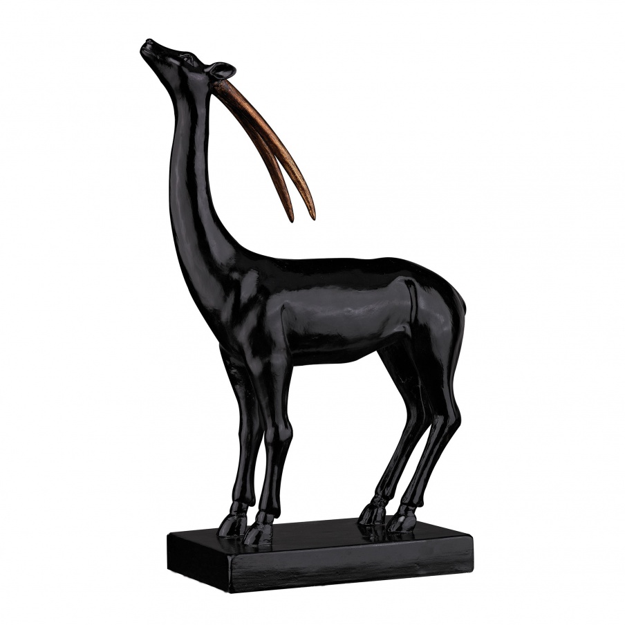 Statuette African Gazelle Sculpture Dimond Home