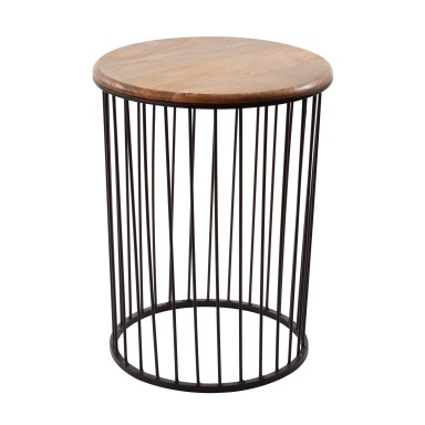 Tisch Tall Teakholz & Metal Table Carousel