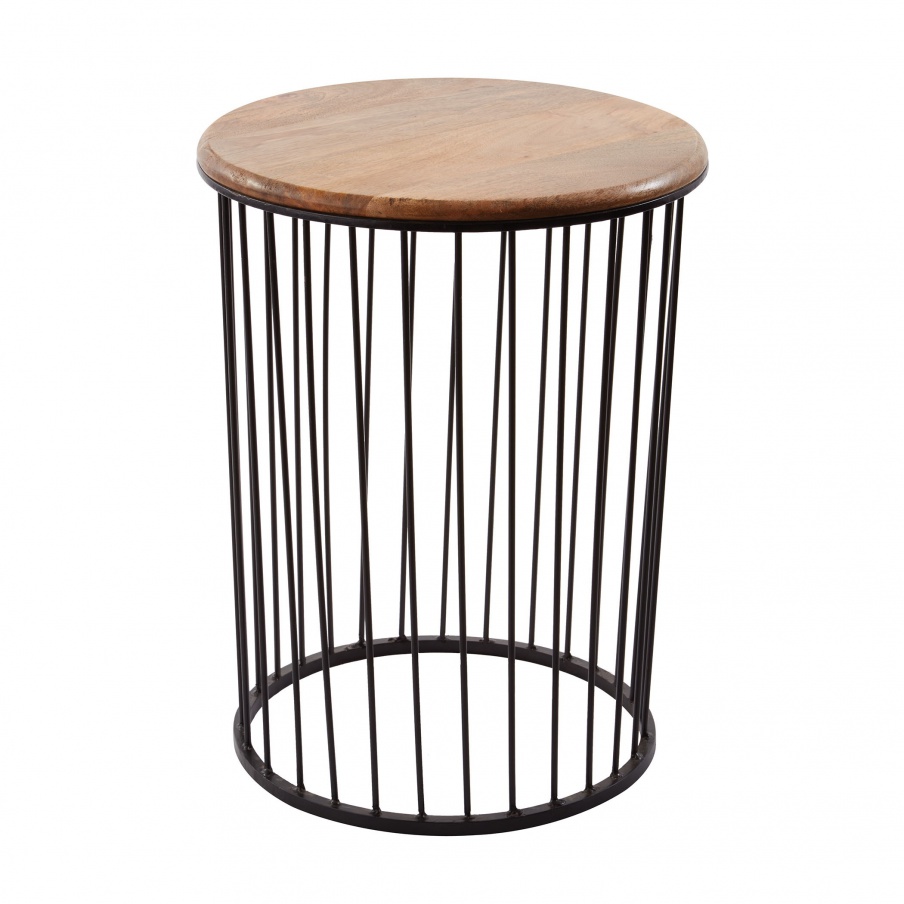 Tisch Tall Teakholz & Metal Carousel Table Dimond Home