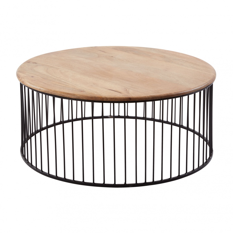 Tisch Short Teakholz & Metal Carousel Table Dimond Home