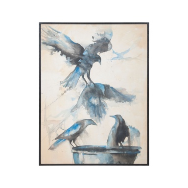 Wand-Dekor Bird Bath