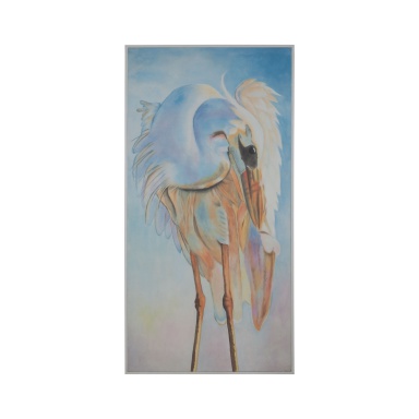 Wand-Dekor White Heron