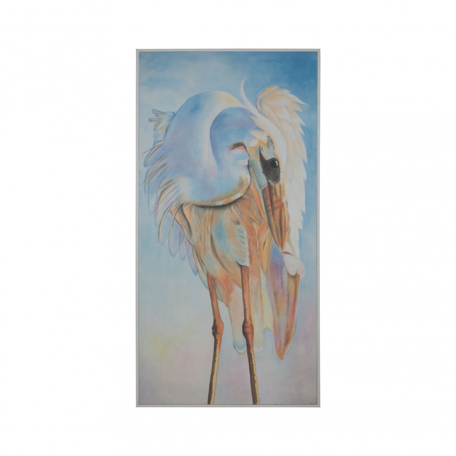 Wand-Dekor White Heron Guild Master