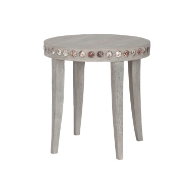 Tisch Waterfront Shell Button Side Table