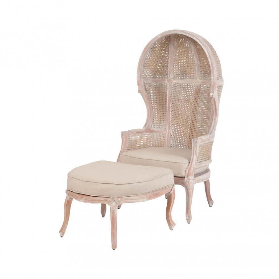 Sessel King Rattan Balloon Chair Ottoman And Guild Master