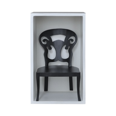 Bild Artifacts Chair Shadow Box In Grain De Bois Noir
