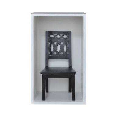 Bild Von Swedish Chair Shadow Box In Grain De Bois Noir