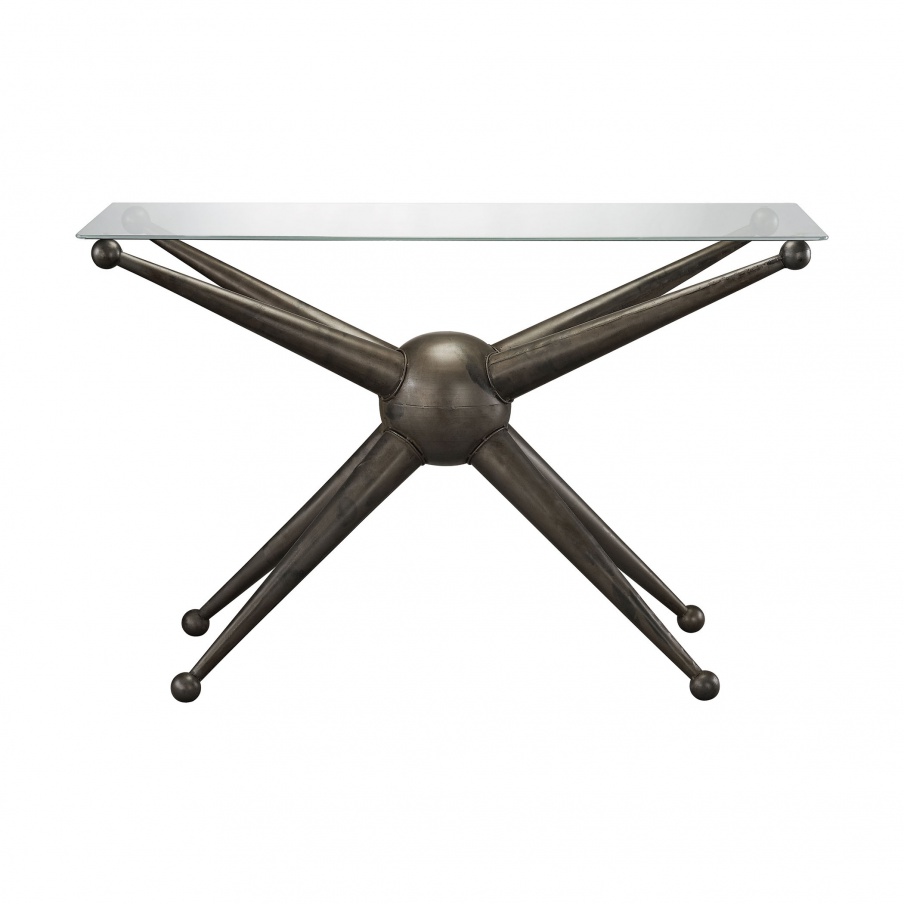 Tisch Pulse Accent Table In Dark Bronze Guild Master