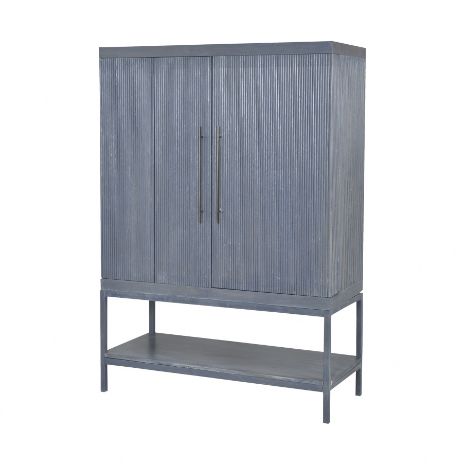Schrank Wine Cabinet In Antique Smoke Guild Master
