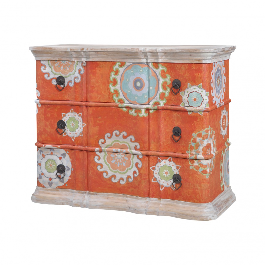 Kommode Harmony Chest Gesprenkelten In Tangerine Guild Master