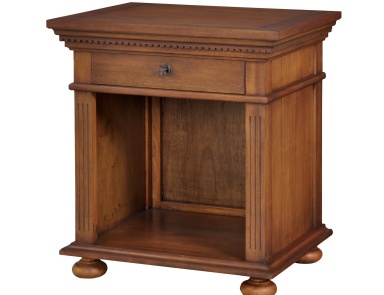 Nachttisch Bett Single Drawer Nightstand In Woodlands Stain Guild Master