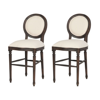 Sessel Allcott Counter Stool In Ash Black Stain - Set of 2