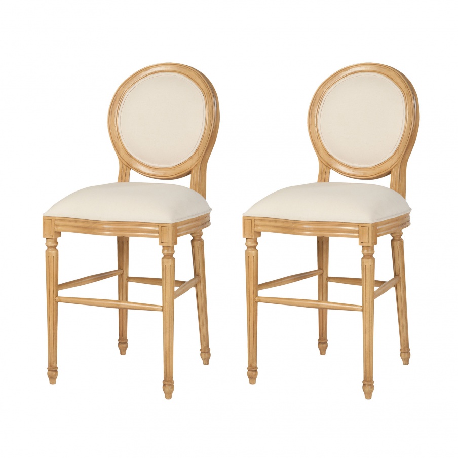 Sessel Allcott Counter Stool In Artisan Stain Clean - Set of 2 Guild Master