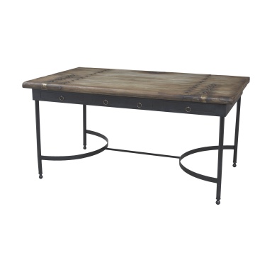 Tisch Castle Gate Table In Castle Gate And Signature Black