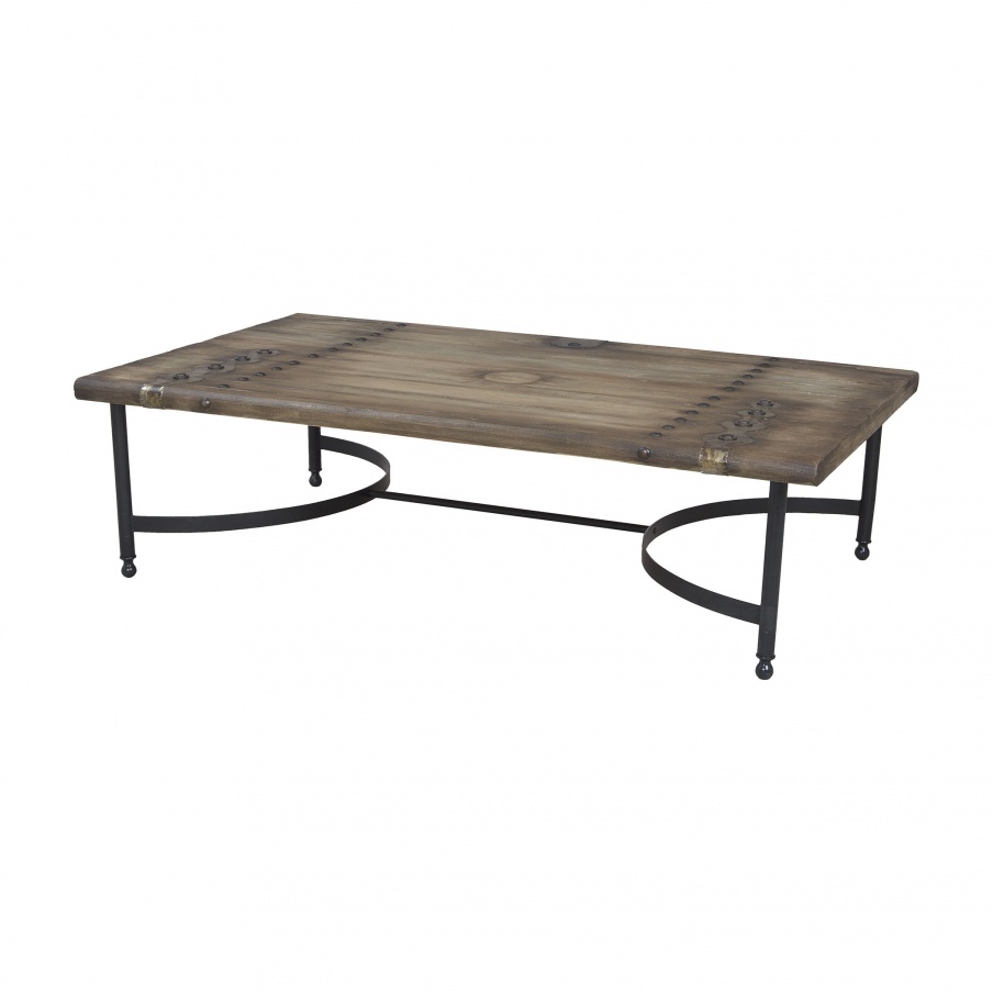 Tisch Castle Gate Coffee Table In Castle Gate And Signature Black Guild Master