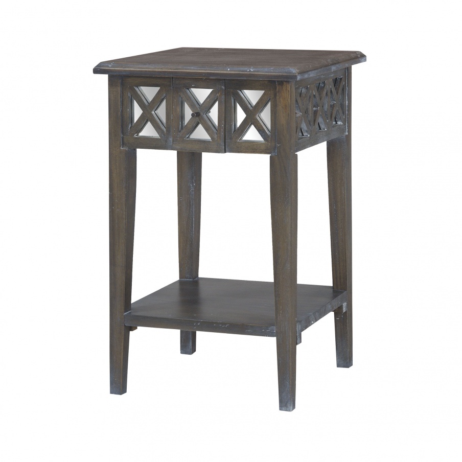 Tisch Heritage Side Table In Heritage Dark Grey Stain Guild Master