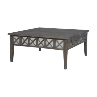 Tisch Heritage Coffee Table In Heritage Dark Grey Stain