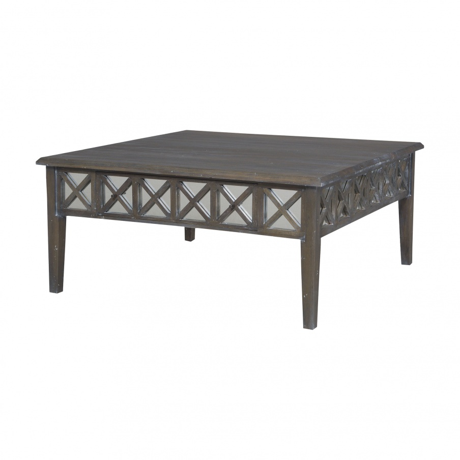 Tisch Heritage Coffee Table In Heritage Dark Grey Stain Guild Master