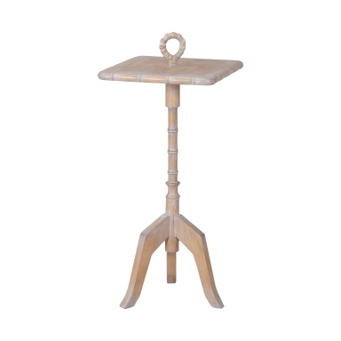 Tisch Portable Table Wine In Artisan Dark Stain And White Wash