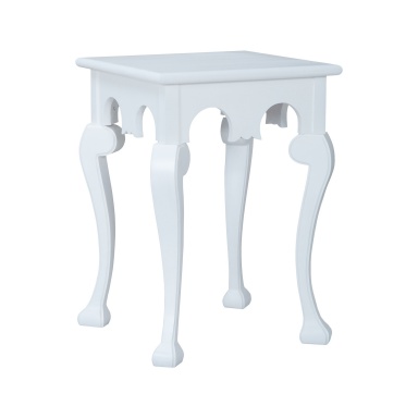 Tisch Manor Cabriole Side Table In Grain De Bois Blanc
