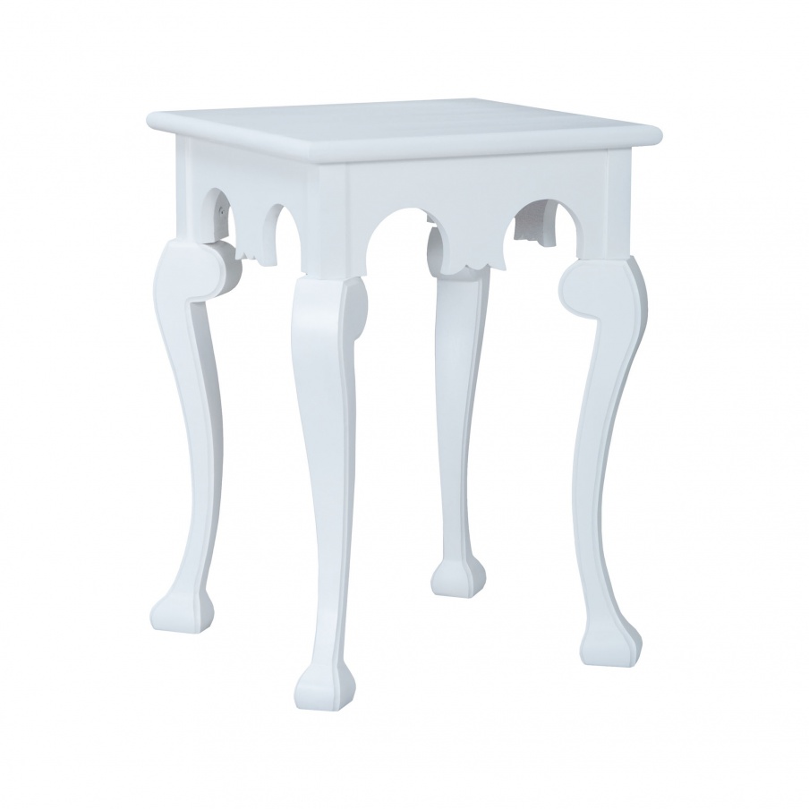 Tisch Manor Cabriole Side Table In Grain De Bois Blanc Guild Master
