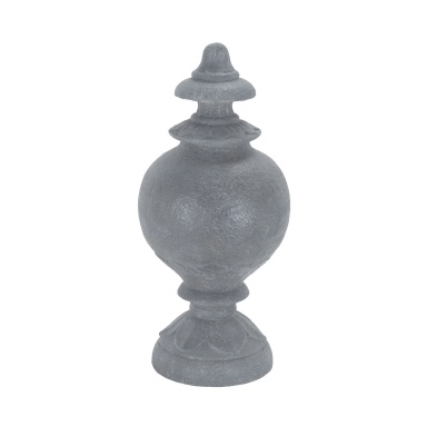 Schiff Provence 20-Inch Albasia Wood Finial In Bartholomew Black