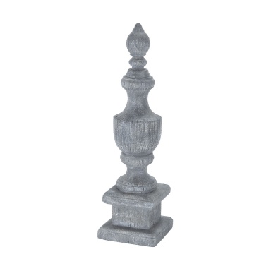 Schiff Provence 26-Inch Albasia Wood Finial In Bartholomew Black
