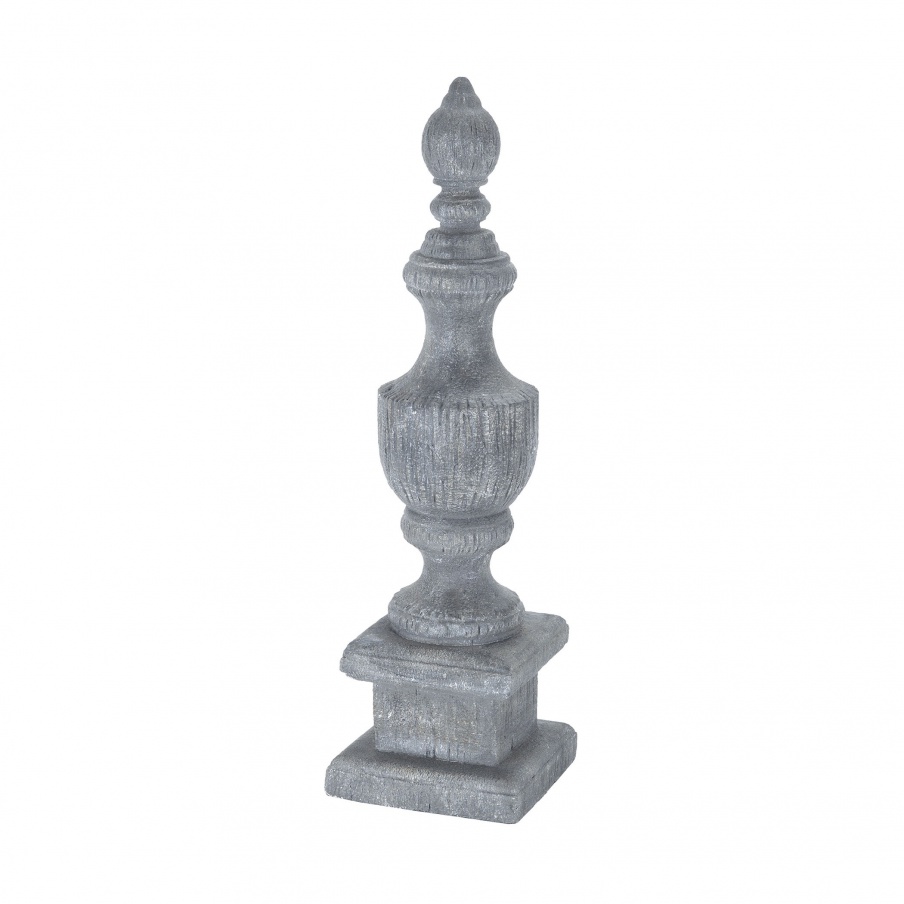 Schiff Provence 26-Inch Albasia Wood Finial In Bartholomew Black Guild Master