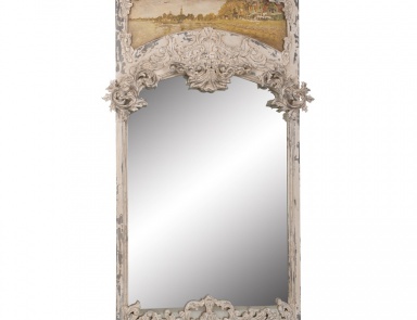 Carved Wall Trumeau Antikisierte Mirror Guild Master