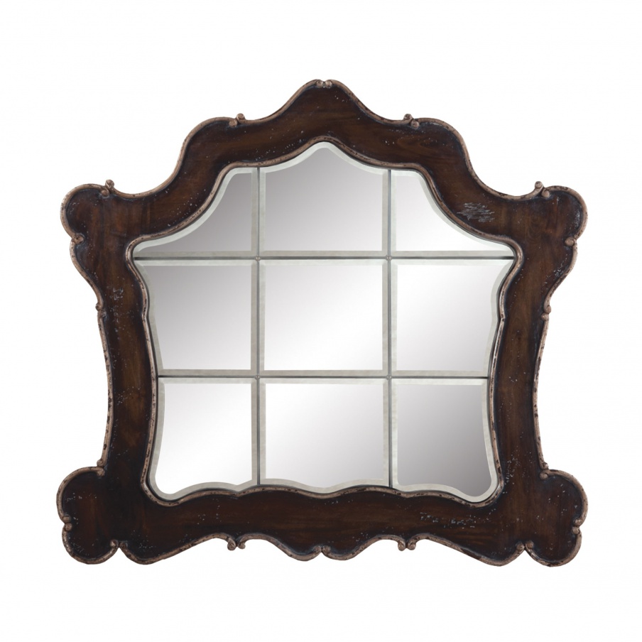 Ornate Wall Heritage Bär Formte Mirror Guild Master