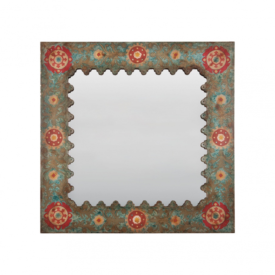 Wandhalter Tin Painted Mirror Guild Master