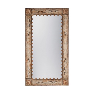 Im Freien Tin Painted Floor Mirror