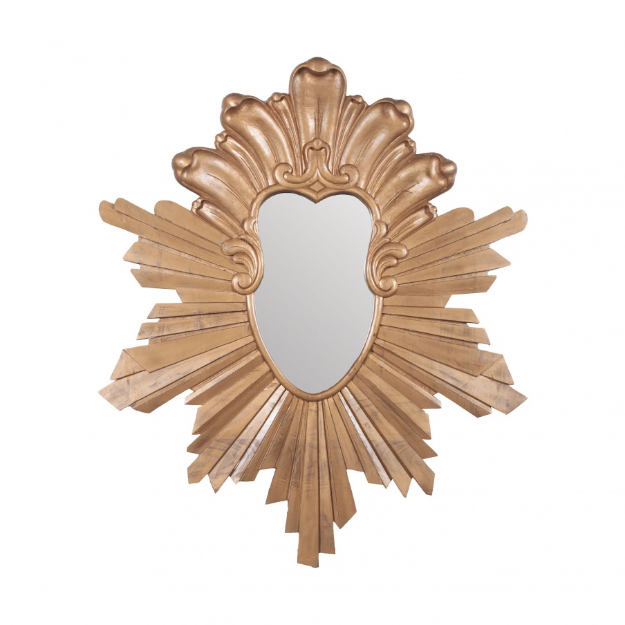 Wandhalter Grain De Bois Starburst Mirror Guild Master