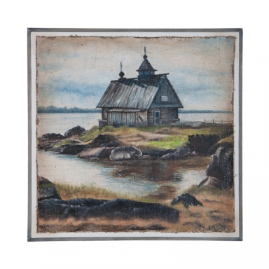 Muster European Lakeside Scene