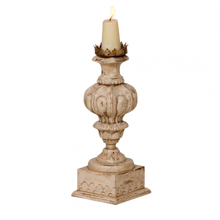 Kerzenhalter Carved Candle Stand Guild Master