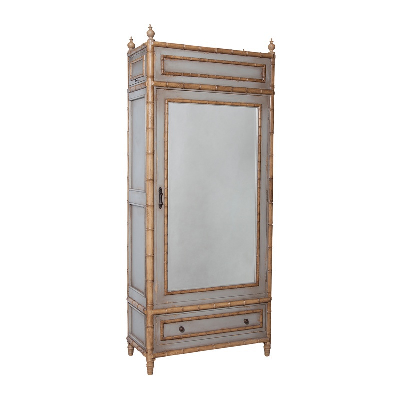 Schrank Carved Bamboo Cabinet Guild Master