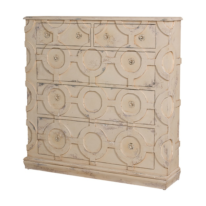 Kommode Carved Tall Chest Wall Guild Master
