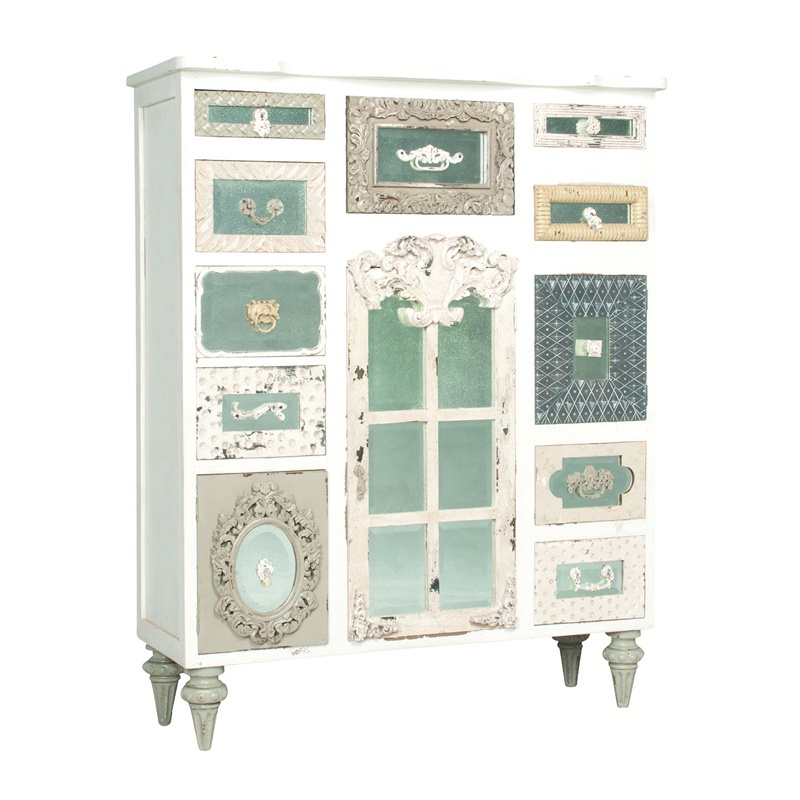 Kommode Mirror Mosaic Tall Chest Guild Master