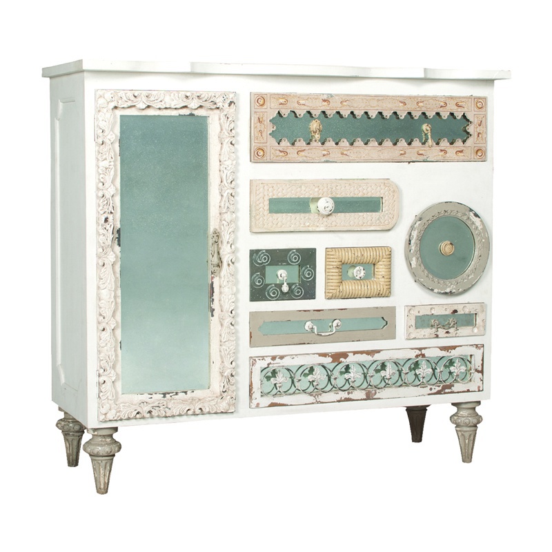 Kommode Mirror Mosaic Chest Guild Master