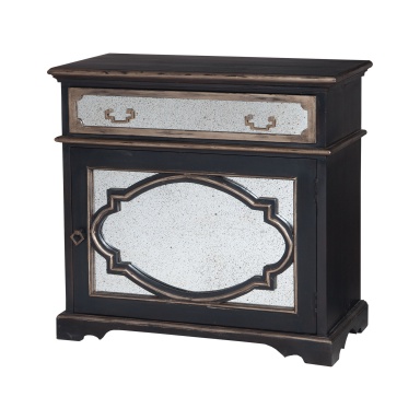 Kommode Grain De Bois Mirrored Side Chest