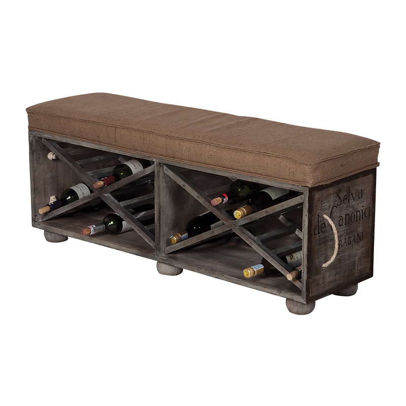 Chaiselongue Lg Wine Crate Ottoman Guild Master