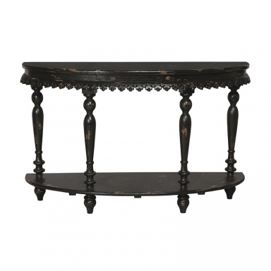Schreibtisch Fleur-De-Lis Demilune Table