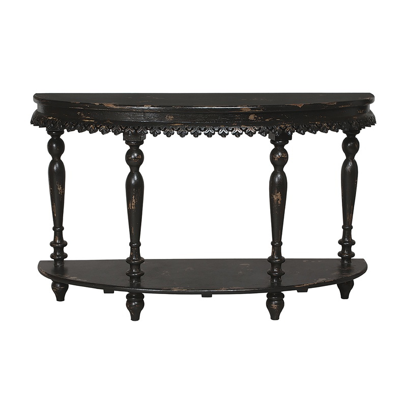 Schreibtisch Fleur-De-Lis Demilune Table Guild Master
