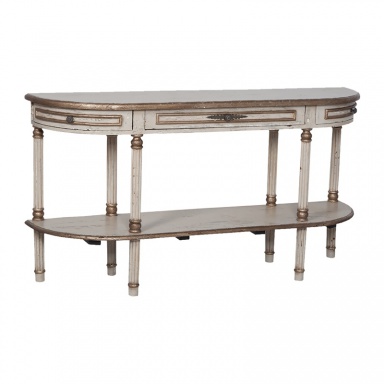 Tisch Fluted Demilune