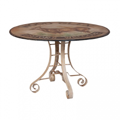 Tisch 46" Metal Breakfast Table