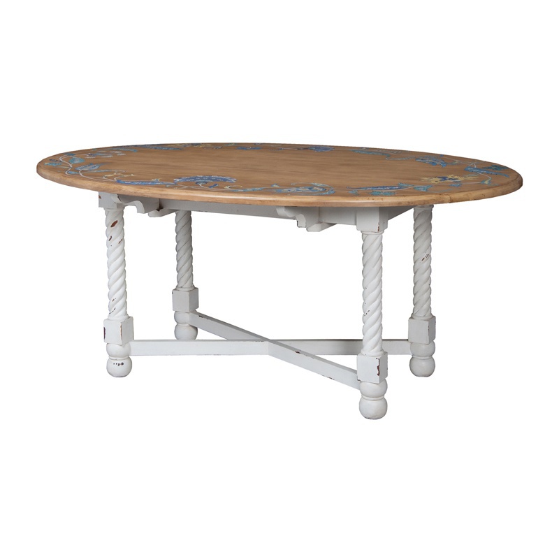 Tisch Oval Drop Leaf Table Guild Master