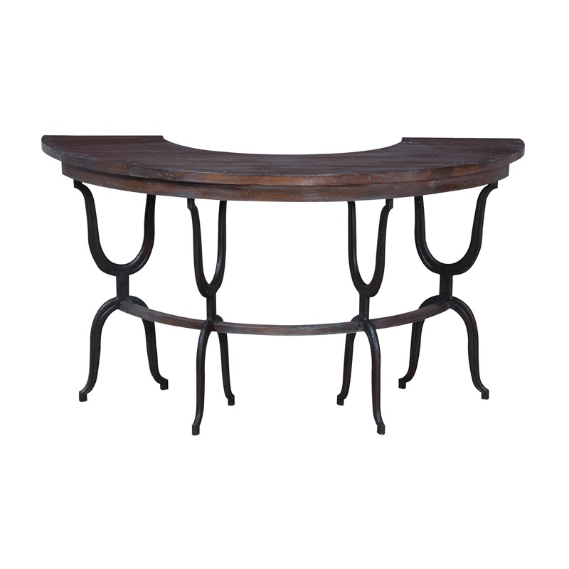 Schreibtisch Half Round Drop Leaf Desk Guild Master