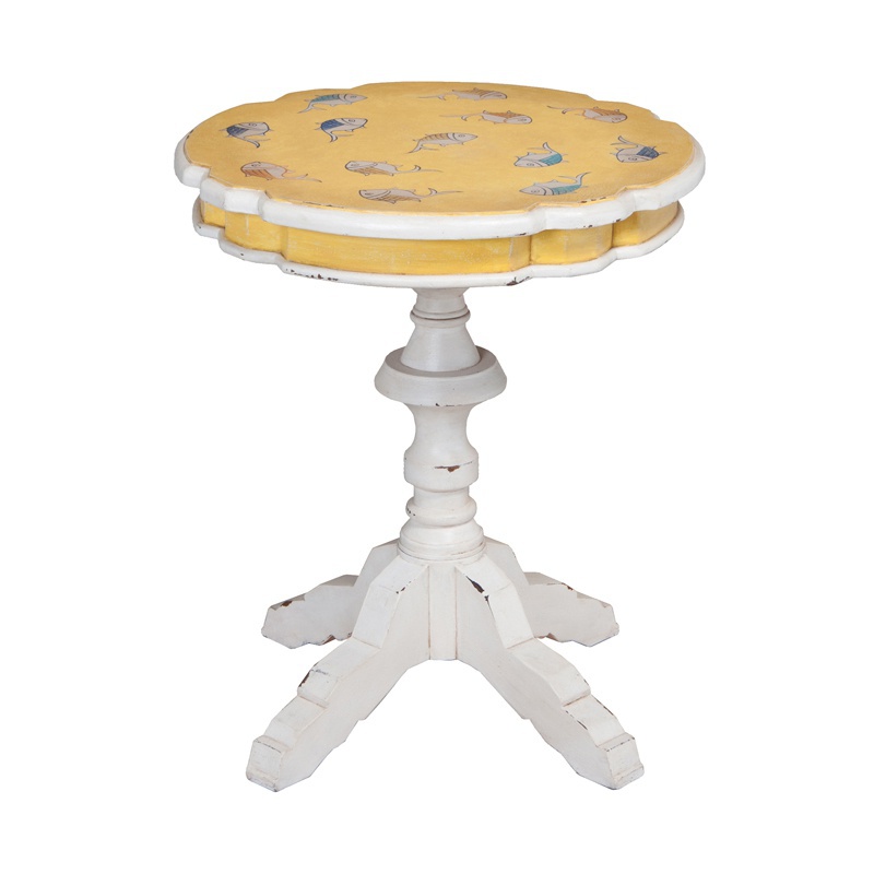 Tisch Portuguese Tile Accent Table Guild Master