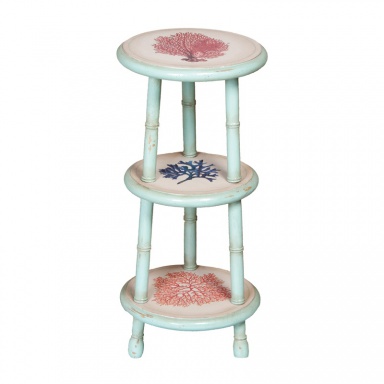 Tisch Coral Accent Table
