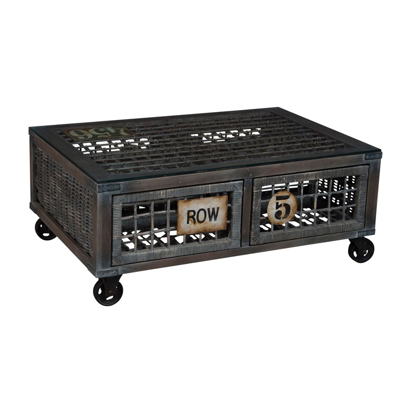 Tisch Rattan Cocktail Table Guild Master